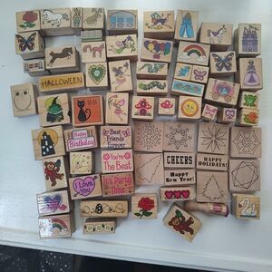 Wooden Stamp Collection For Kids